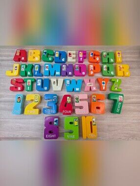 Vintage Sesame Street Number & Letter Set